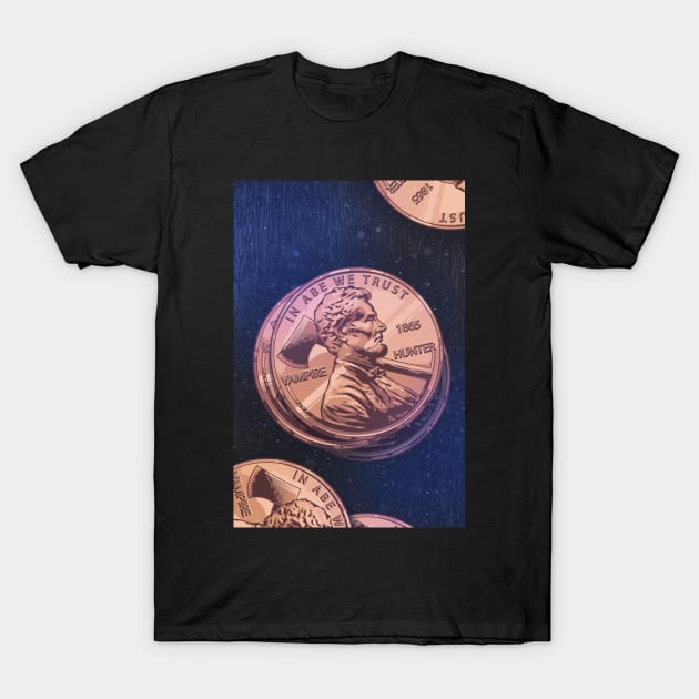 In ABE We Trust T-Shirt by Rollbiwan